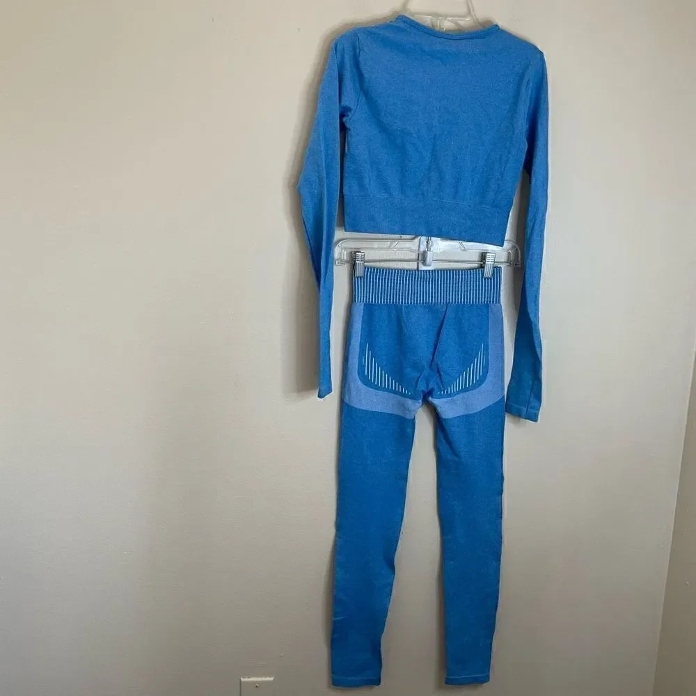 New!PrettyLittleThing| Activewear Set| Steel blue - Picture 4 of 11